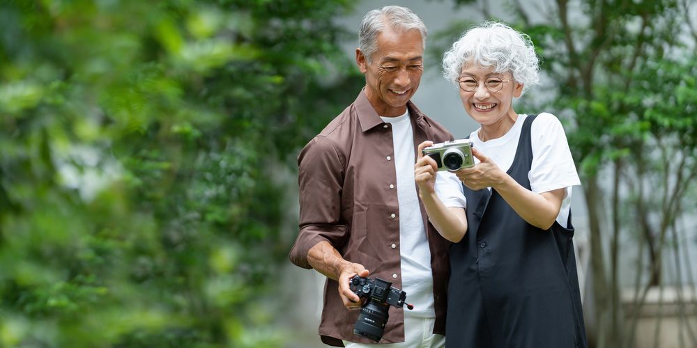 老夫婦の写真